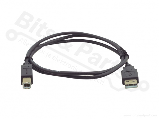 USB Connection Cable USB A <-> USB B 1.2 meters (e.g. for Arduinos and prin